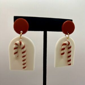 Acrylic fun holiday earrings